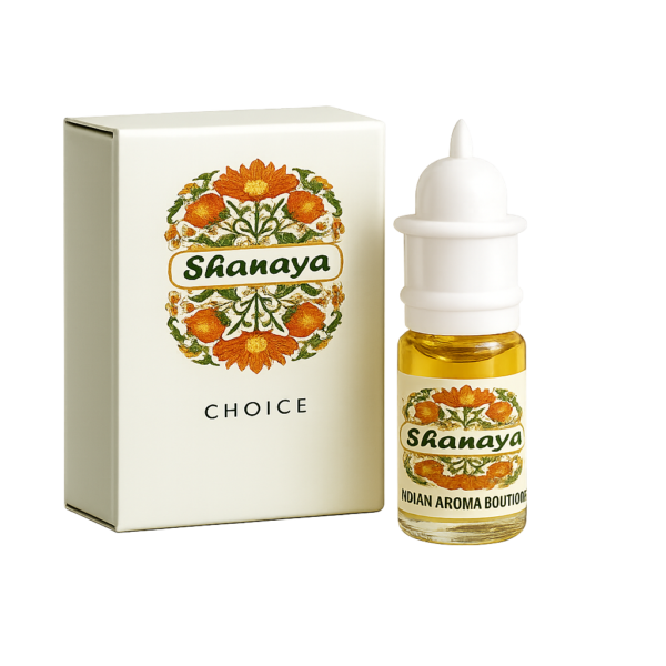 Shanaya perfume oil and packaging