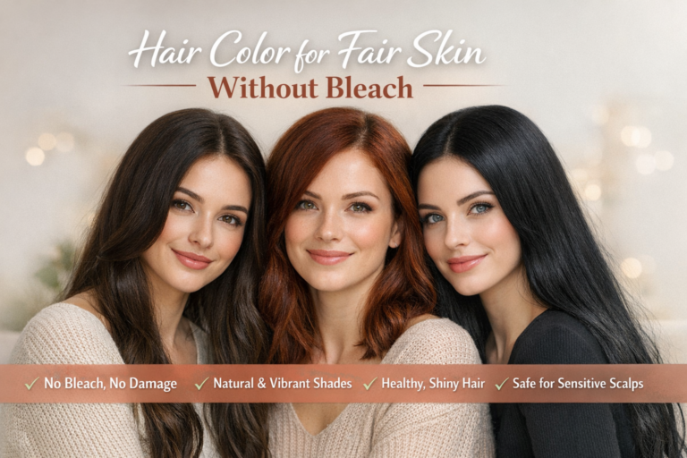 Hair Color for Fair Skin Without Bleach